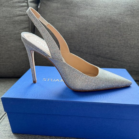 STUART WEITZMAN AVA SLINGBACK PUMP - Picture 1 of 8